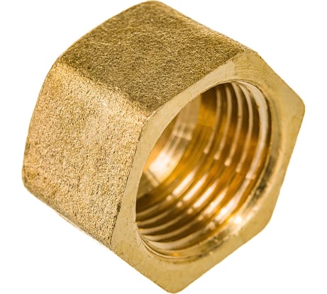 Заглушка Uni-Fitt В 3/8", латунная 607G1000