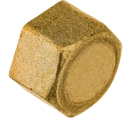 Заглушка Uni-Fitt В 3/8", латунная 607G1000