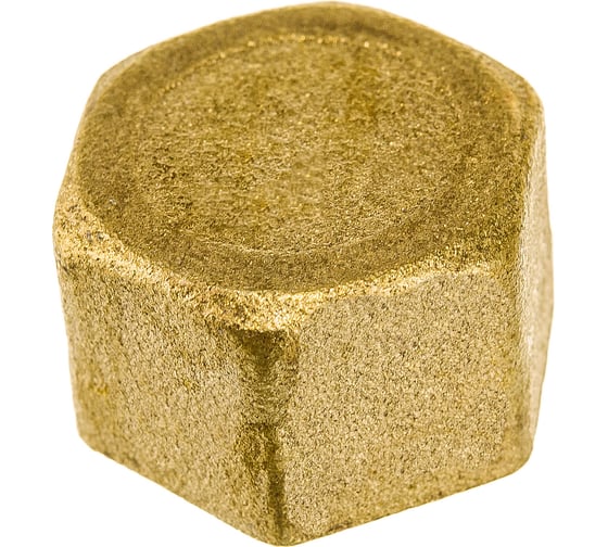 Заглушка Uni-Fitt В 3/8", латунная 607G1000