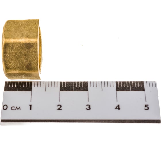 Заглушка Uni-Fitt В 3/8", латунная 607G1000