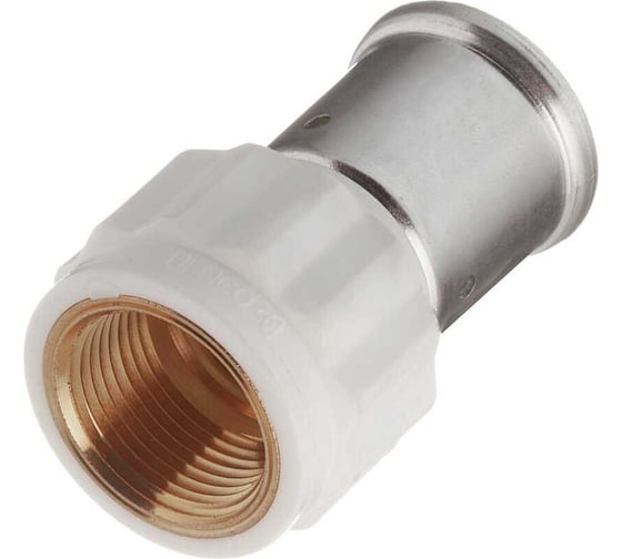 Муфта HENCO ВР, ПВДФ пресс, белая, 26x3/4" 18PKW-2605