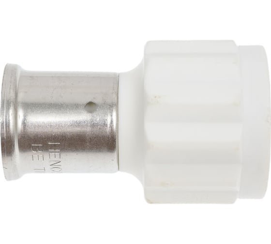 Муфта HENCO ВР, ПВДФ пресс, белая, 26x1" 18PKW-2606