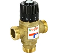 Термосмесительный клапан Uni-Fitt Н 1" 20-43 С, Kvs 2.5 смешение боковое 351G0540