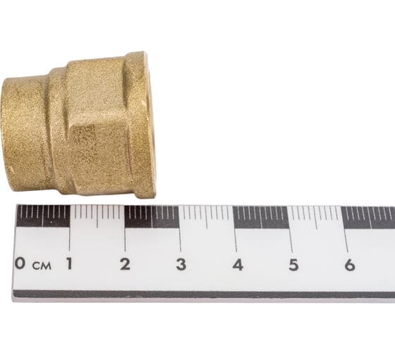 Редукционная муфта Uni-Fitt 1/2" х 3/8", латунная 602G2100