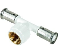 Тройник HENCO ВР, ПВДФ пресс, белый, 32x1"x32 13PKW-320632