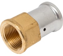 Муфта HENCO накидная гайка, плоское уплотнение, латунь пресс, 26x3/4" 26P-26Z05