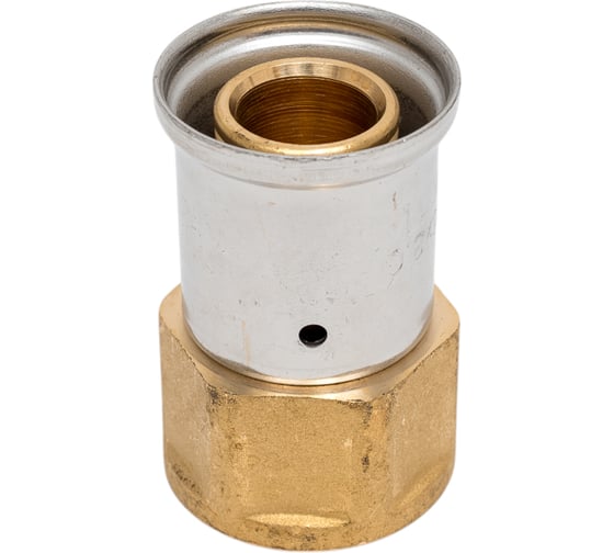 Муфта HENCO накидная гайка, плоское уплотнение, латунь пресс, 26x3/4" 26P-26Z05