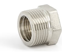 Футорка Uni-Fitt НВ 2"x1/2", никелированная 604N7200