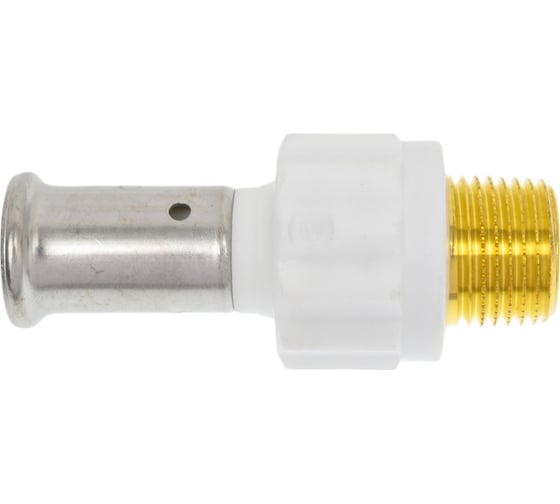 Муфта HENCO НР, ПВДФ пресс , белая, 16x1/2" 17PKW-1604
