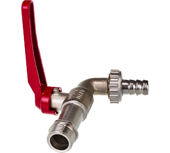 Садовый шаровой кран Uni-Fitt Н 1/2', со штуцером, ручка 106L2000