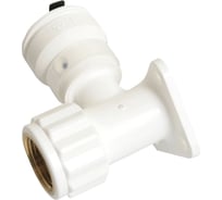 Водорозетка HENCO Vision BP04 ВР, 16x1/2", 56 мм, с черной заглушкой 2SK-1604BP