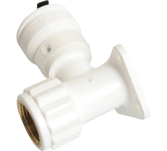 Водорозетка HENCO Vision BP04 ВР, 16x1/2", 56 мм, с черной заглушкой 2SK-1604BP 1