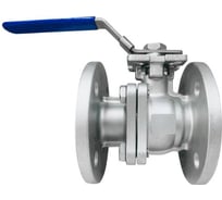 Шаровой кран Benarmo нержавеющая сталь, Ду125 Ру16 фл полнопроходной, под электропривод с рукояткой 107-9065