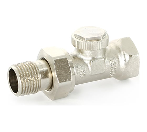 Обратный вентиль Uni-Fitt НВ 1/2" никелированный, с разъемным соединением THERMO 173N2000 1
