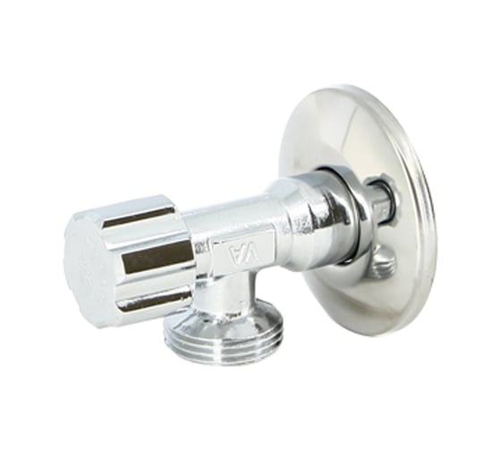 Вентиль Uni-Fitt  НН 1/2" х 3/4" для подкл. стиральных машин, хром 187A2300