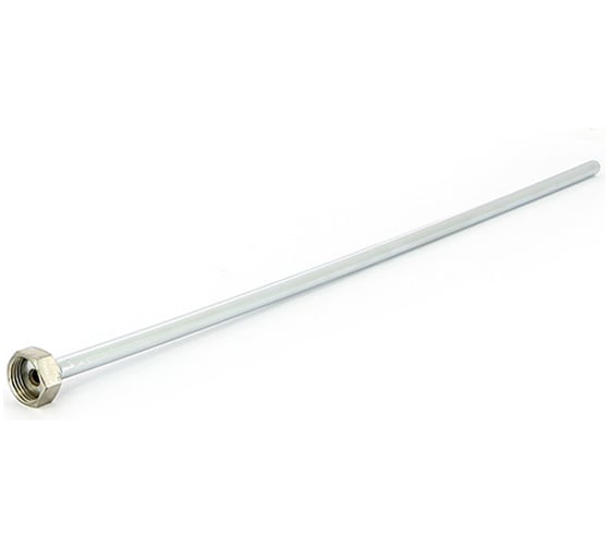 Трубка Uni-Fitt 10 мм, хромированная, с накидной гайкой 1/2", 50 см 592C1205