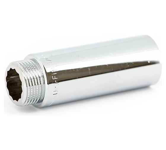 Удлинитель Uni-Fitt НВ 100 мм х 3/4", хромированный 657C3100 1