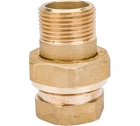 Разъемное соединение Uni-Fitt НВ 3/4", прямое, с прокладкой O-RING, латунь 650G3000