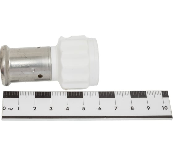 Муфта HENCO ВР, ПВДФ пресс, белая, 20x1/2" 18PKW-2004