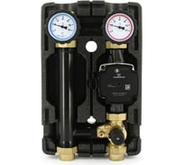 Насосно-смесительная группа Uni-Fitt DN25, с трехходовым клапаном, Grundfos UPM3 HYBRID 25-70 492H2500