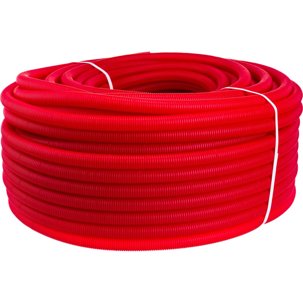 Гофра Uni-Fitt 25 мм, красная, для труб 16 мм, 100 м 583R2510 ...