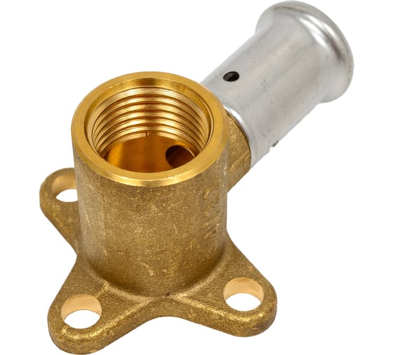 Водорозетка HENCO укороченная, ВР, латунь пресс, 16x1/2", 35 мм 2P-1604K