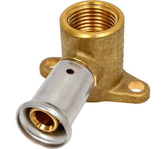 Водорозетка HENCO укороченная, ВР, латунь пресс, 16x1/2", 35 мм 2P-1604K