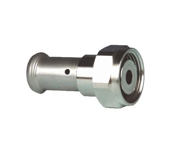 Муфта HENCO никелированная, для евроконуса, латунь пресс, 20x3/4" EK 19P-2005 1