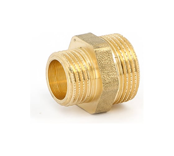 Редукционный ниппель Uni-Fitt 1 1/2" х 1", латунный 600G6400
