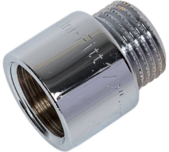Удлинитель Uni-Fitt НВ 20 мм х 1/2", хромированный 657C2020