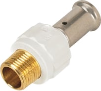 Муфта HENCO НР, ПВДФ пресс, белая, 32x5/4" 17PKW-3207