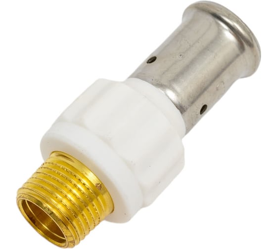 Муфта HENCO НР, ПВДФ пресс, белая, 20x1/2" 17PKW-2004 1
