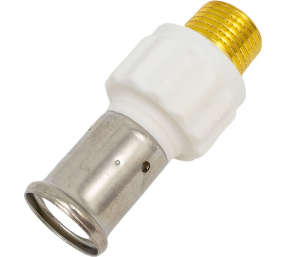 Муфта HENCO НР, ПВДФ пресс, белая, 20x1/2" 17PKW-2004