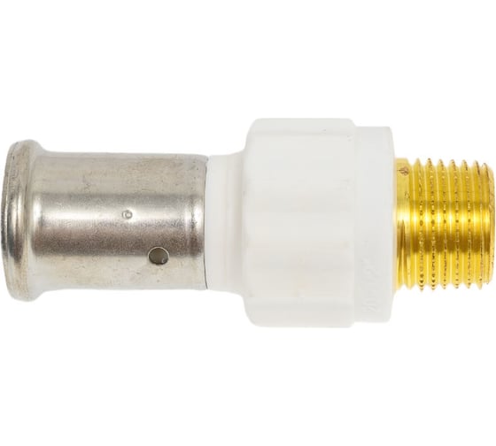 Муфта HENCO НР, ПВДФ пресс, белая, 20x1/2" 17PKW-2004