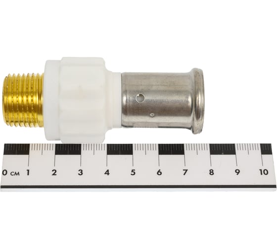 Муфта HENCO НР, ПВДФ пресс, белая, 20x1/2" 17PKW-2004
