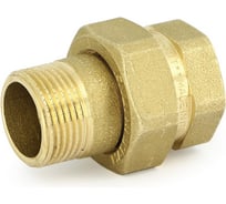 Разъемное соединение Uni-Fitt НВ 1/2", прямое, с прокладкой O-RING, латунь 650G2000