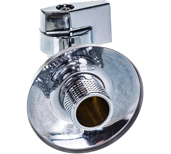 Кран Uni-Fitt НН 1/2" х 3/4", для подключения стиральных/посудомоечных машин, хром 181A2300