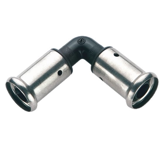 Угольник HENCO 90 градусов, ПВДФ пресс, 16x16 1PK-1616 1