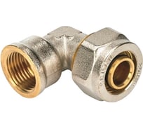 Угольник HENCO 90 градусов, обжим, ВР, 16x1/2" 6-1604-S