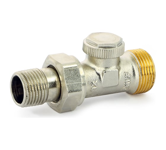 Обратный вентиль Uni-Fitt НН 1/2" х 3/4"EK, никелированный, с разъёмным соединением THERMO 174N2300 1