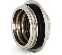 Переходник Uni-Fitt НВ 1"х1/2" с прокладкой O-ring, никелированный 634N4200
