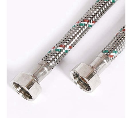 Подводка гибкая ВВ 1/2"; 120 см, DN 8, оплётка из нержавеющей стали Uni-Fitt 500S2012