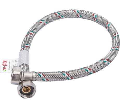 Подводка гибкая ВВ (1/2"; 50 см; DN 8; оплётка из нерж. стали) Uni-Fitt 500S2005