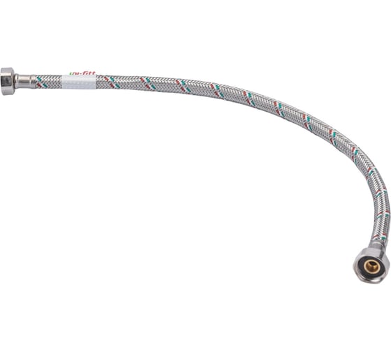 Подводка гибкая ВВ (1/2"; 50 см; DN 8; оплётка из нерж. стали) Uni-Fitt 500S2005
