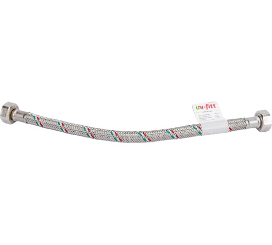 Подводка гибкая ВВ (1/2"; 30 см; DN 8; оплётка из нерж. стали) Uni-Fitt 500S2003 1