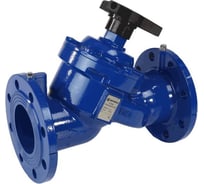 Клапан балансировочный Benarmo чугун, Ду250, Ру16, фланцевый, Kvs1312, с ниппелями 022-6973