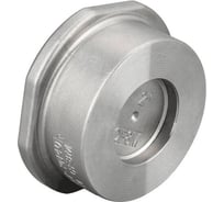 Клапан обратный Benarmo нержавеющая сталь, пружинный, Ду15, Ру40, межфланцевый, диск - нержавеющая сталь 019-2470