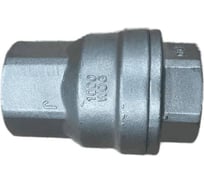 Клапан обратный Benarmo нержавеющая сталь, пружинный, Ду32, Ру40, м/м, диск - нержавеющая сталь 019-2768