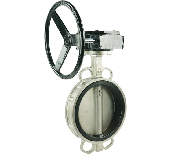Затвор DN.ru 316L-316L-EPDM Ду40 Ру16 с редуктором RDN-1 D050-10240