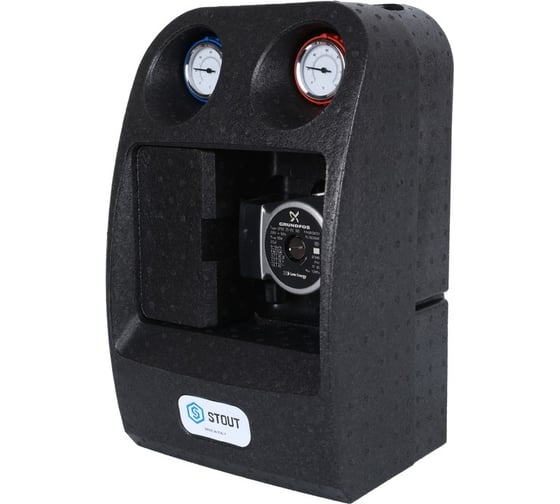 Насосная группа STOUT с 28 пластинами, с насосом Grundfos UPSO25-65 SDG-0038-282502 RG008U9S97E7UK